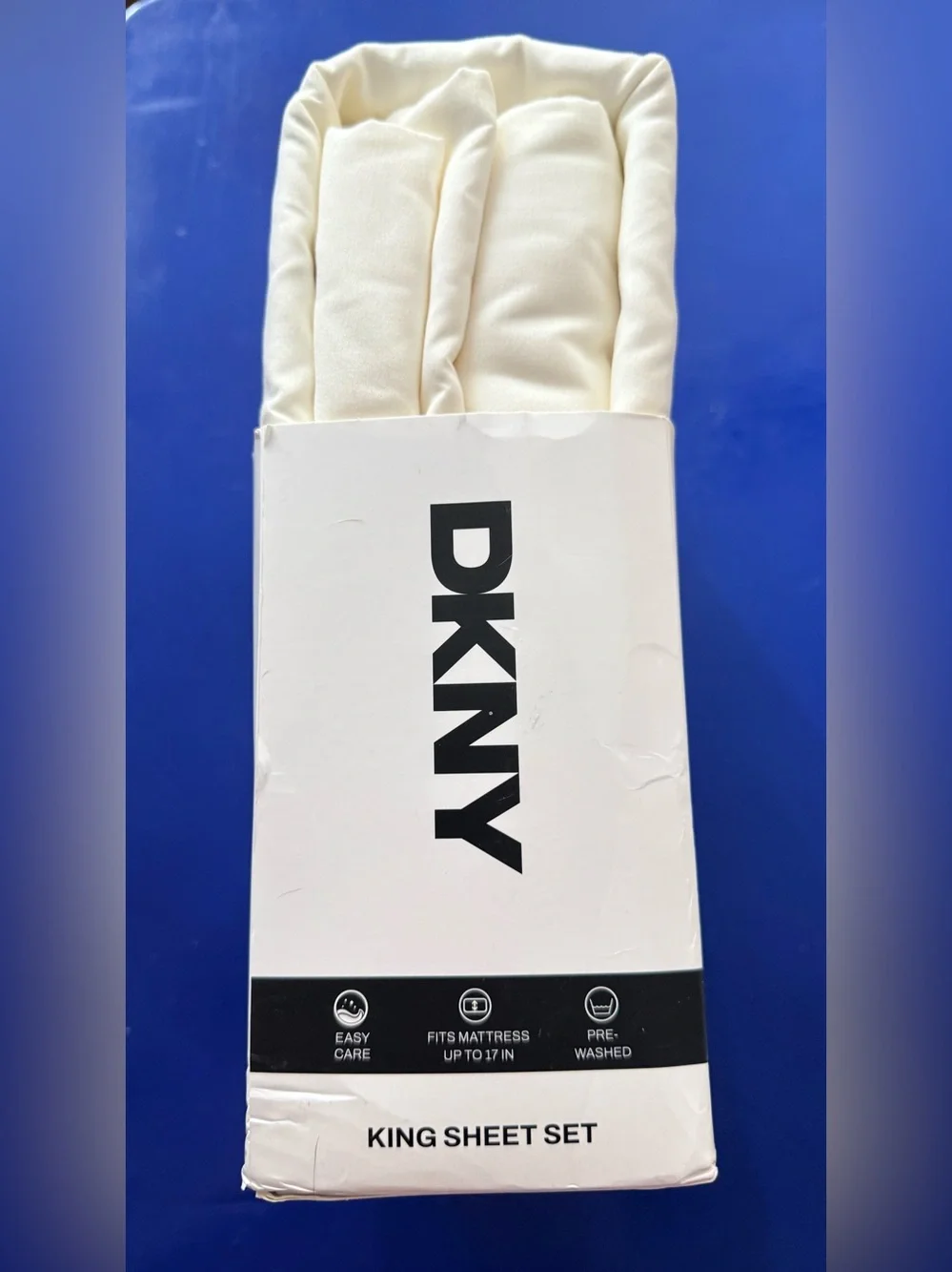 DKNY Cream King Sheet Set